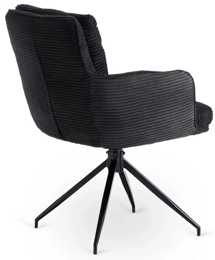 Otočná stolička MIA čierna