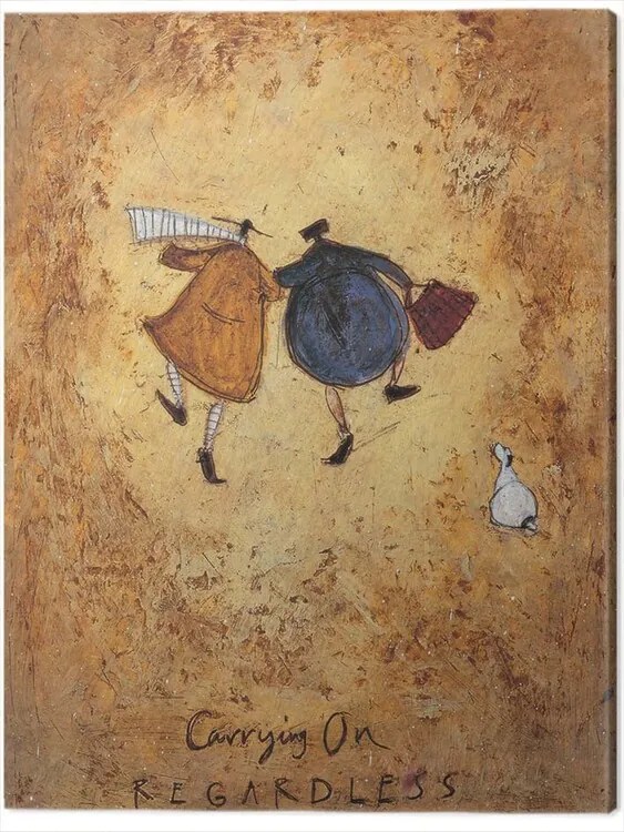 Obraz na plátne Sam Toft - Carrying on Regardless