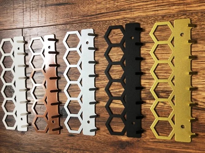 Vešiak na kľúče HEXAGON čierna