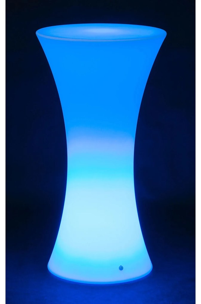 LED svietiaci kokteilový stôl, 110 x 58 cm