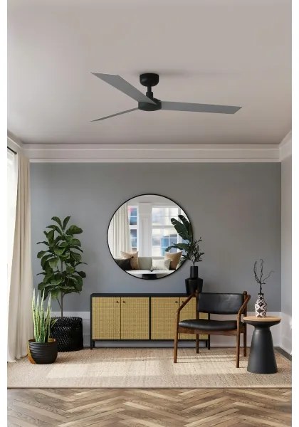 FARO 34286 - Stropný ventilátor CRUISER L čierna pr. 132 cm + diaľkové ovládanie