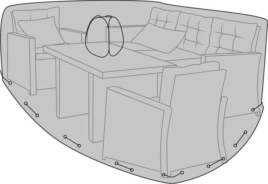 Ochranný obal na záhradný nábytok 210x180x95 cm – House Nordic