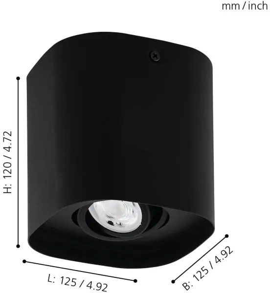 Eglo 99673 - LED RGBW Stmievateľné bodové svietidlo CAMINALES-Z 1xGU10/5W/230V