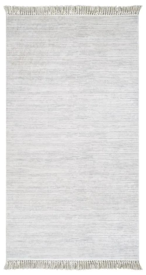 Sivý koberec Vitaus Hali Misma, 50 × 80 cm