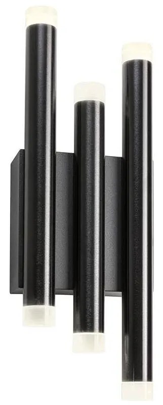 Redo 01-2038 - LED Nástenné svietidlo MADISON 6xLED/4W/230V čierna