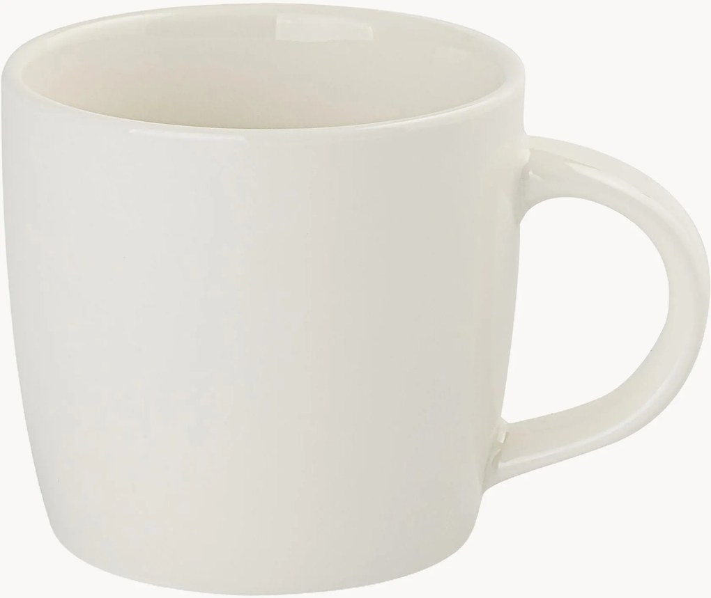 Porcelánové hrnčeky Flow, 6 ks