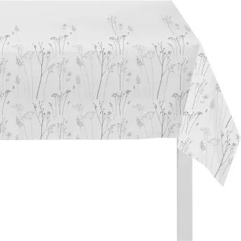 Obrus Lúčne kvety 80x80 cm, krémový%