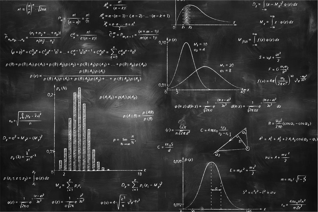 Obraz - Láska k číslam (90x60 cm)