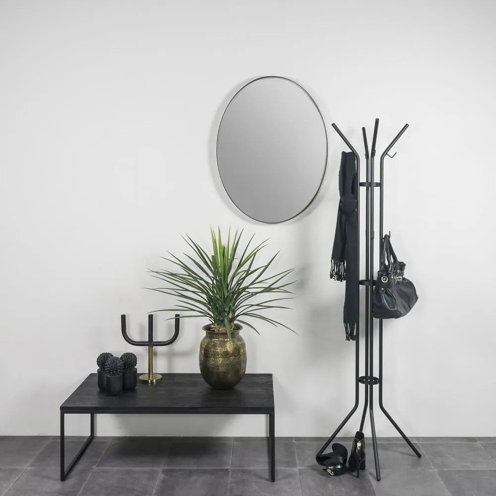 Čierny kovový vešiak ø 40x170 cm Jessy – Spinder Design