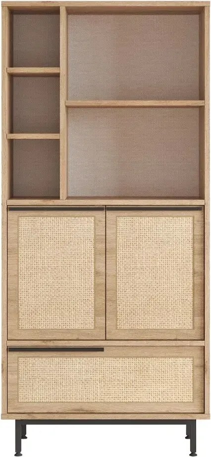 Kúpeľňová skrinka Houseland Dolabis dub Castello/juta