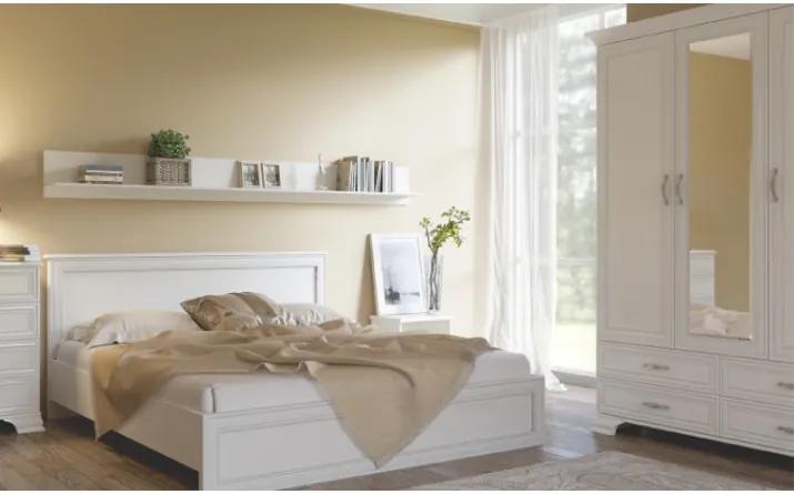 Manželská posteľ s roštom Tiffy 10 160 - woodline krém