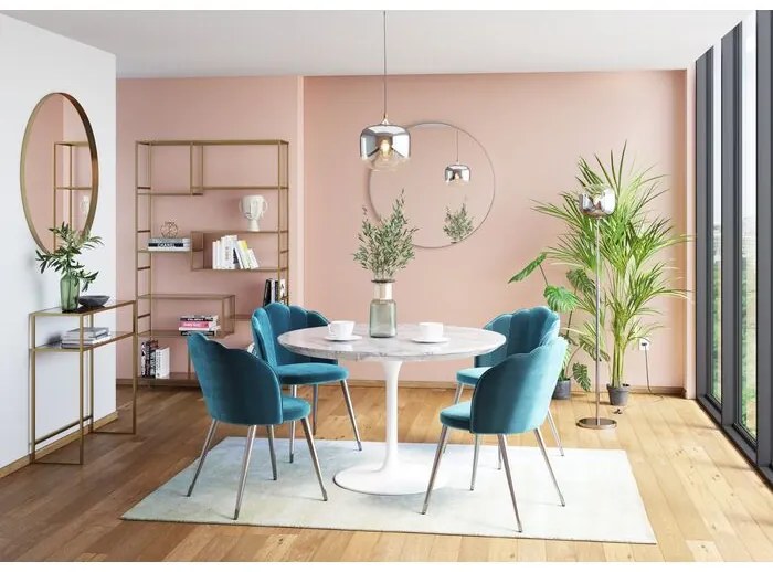 InternetovaZahrada - Kare Design Stojaca lampa Goblet Ball - chrómová