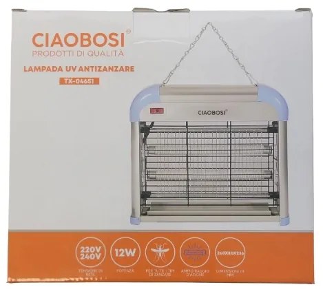 Elektrický lapač hmyzu CiaoBosi TX-04651 - 12 W - malý