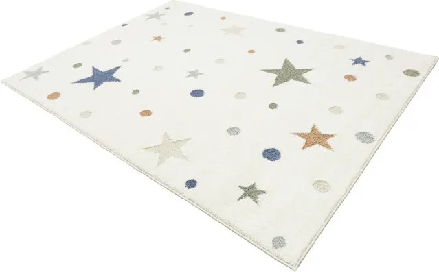 Koberec Esme Kids C5642A biely / krémový