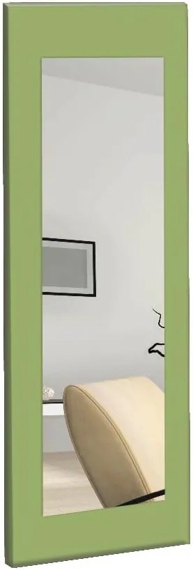 Nástenné zrkadlo so zeleným rámom Oyo Concept Chiva, 40 x 120 cm