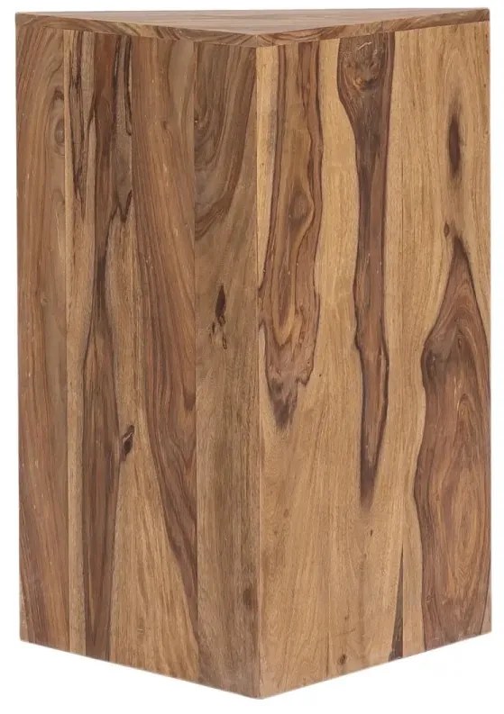 furniture-nabytek.cz - Masivní koupelnová skříňka Lagos z palisandru, lakovaná, hnědá – 60×32×80 cm