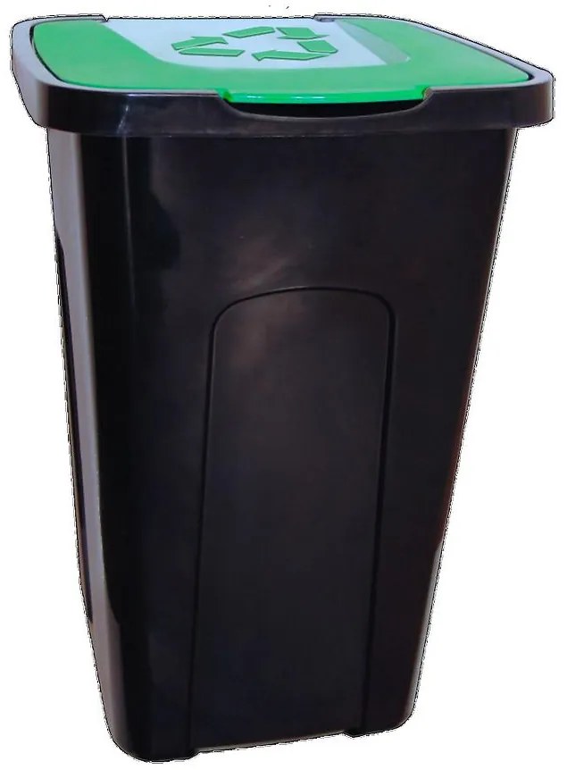 Nádoba na odpady 50 l na triedenie, zelená