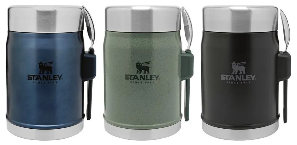 Zelená termoska na jedlo z nehrdzavejúcej ocele 400 ml Legendary Classic Hammer Tone Green – Stanley