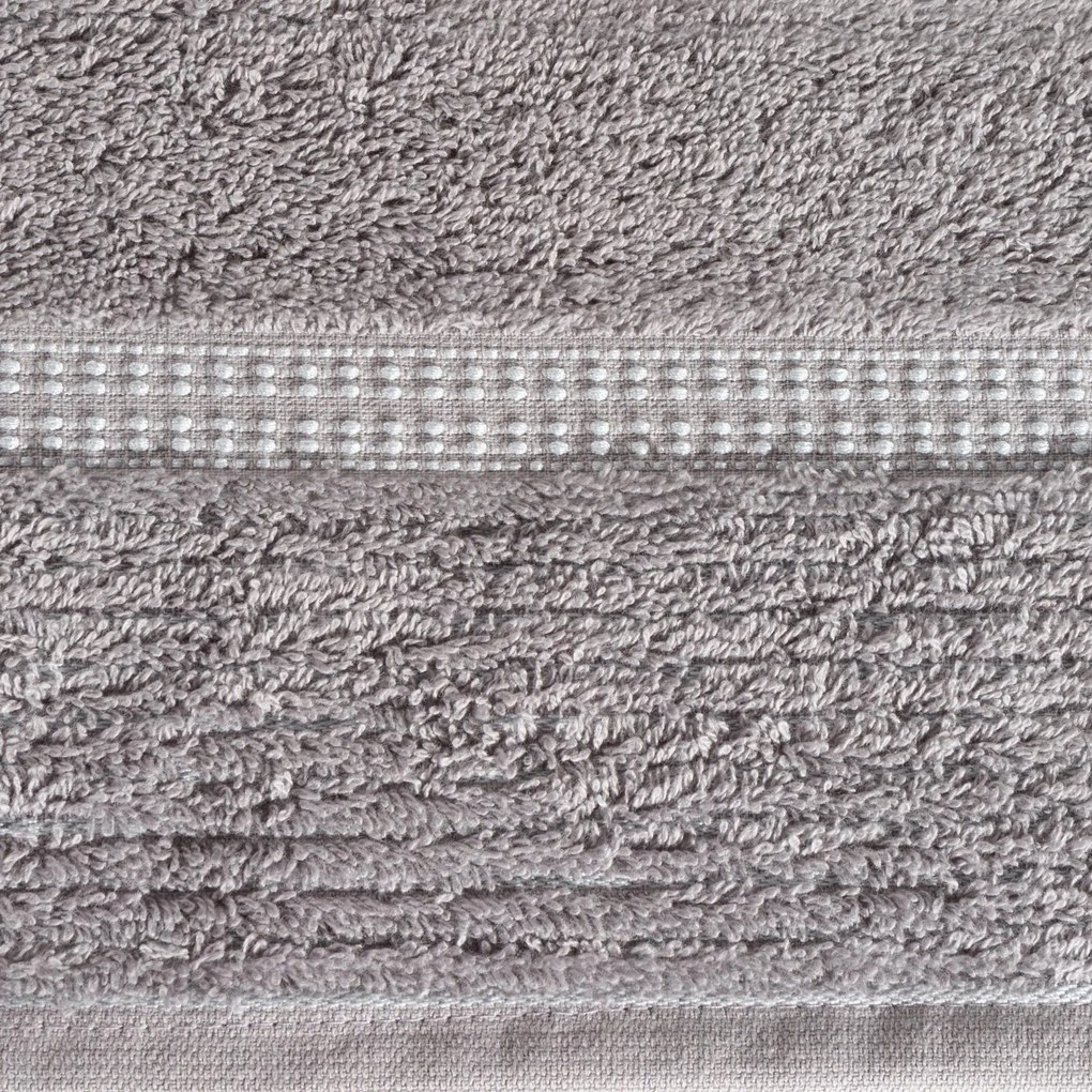 BAVLNENÝ UTERÁK TAYLOR 50X90 CM SIVÁ