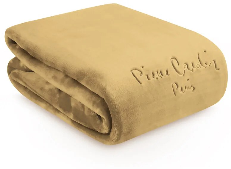 Dekorstudio Luxusná deka PIERRE CARDIN 160x220cm - medovozlatá