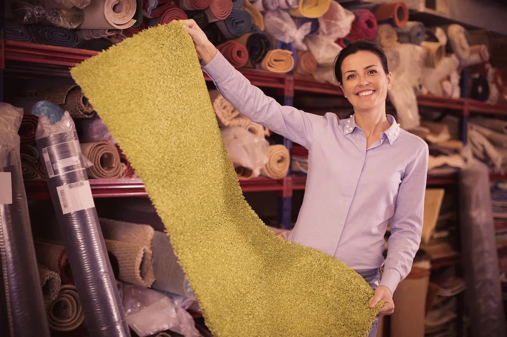 Balíček náhodných zvyškov nových kobercov ♻️ - Balíček C - min 10 m2 Mujkoberec Original