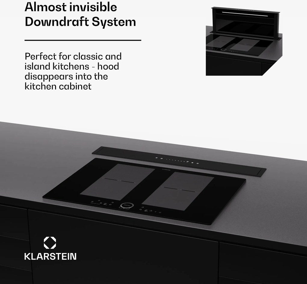 Klarstein Royal Flush Eco 75 digestor 75 cm 604.1 m³/h EEK A++