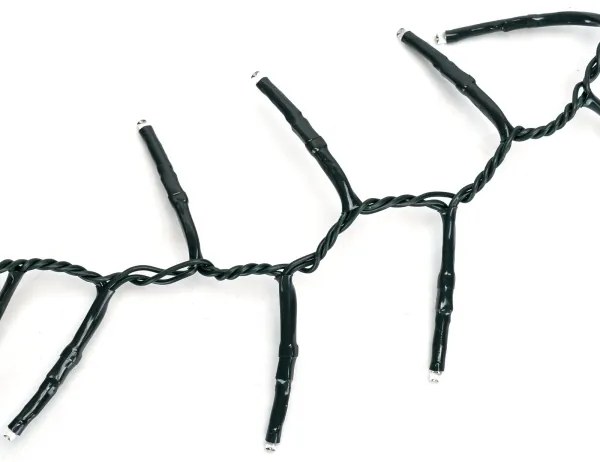 Aigostar - LED vonkajšia vianočná svetelná reťaz 600xLED/8 funkcií 18m IP44 studená biela