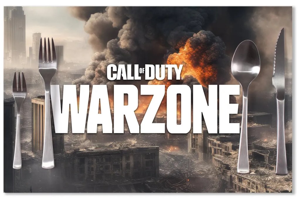 Sablio Prestieranie Call of Duty Warzone - Mesto: 40x30cm