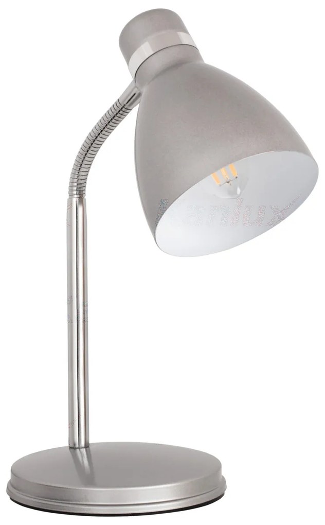 KANLUX Kancelárska stolná lampa ZARA, 1xE14, 40W, strieborná