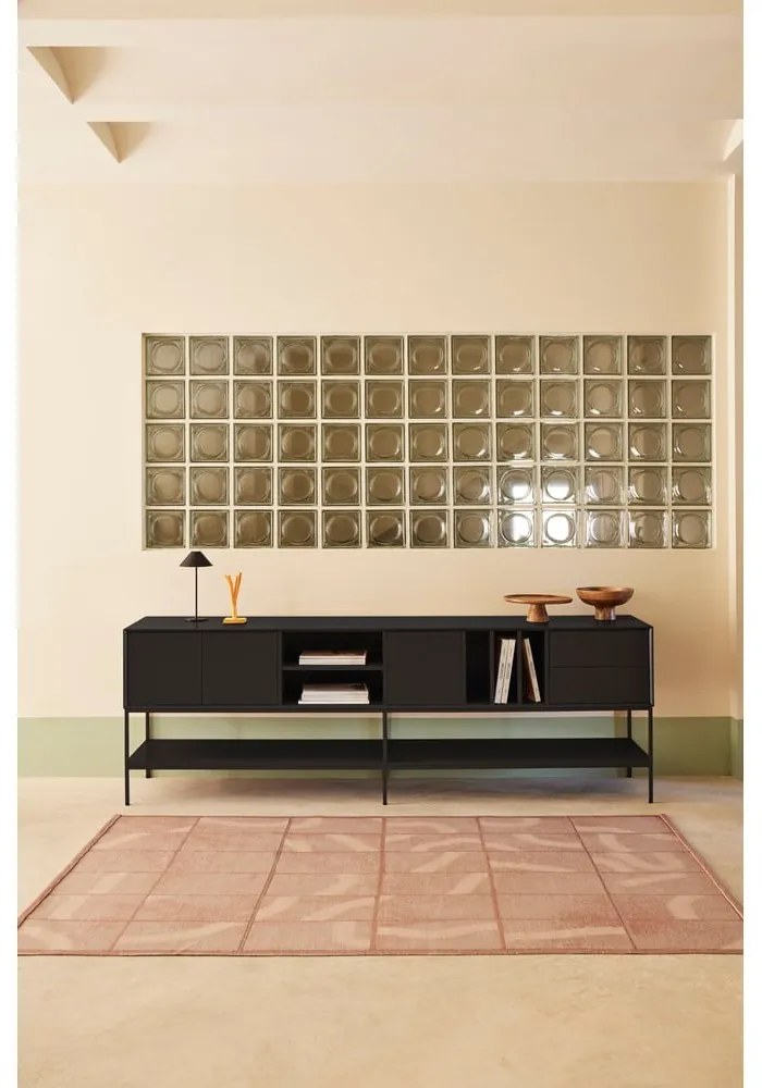 TV stolík v tehlovej farbe 220x74x45 cm Platt – Teulat