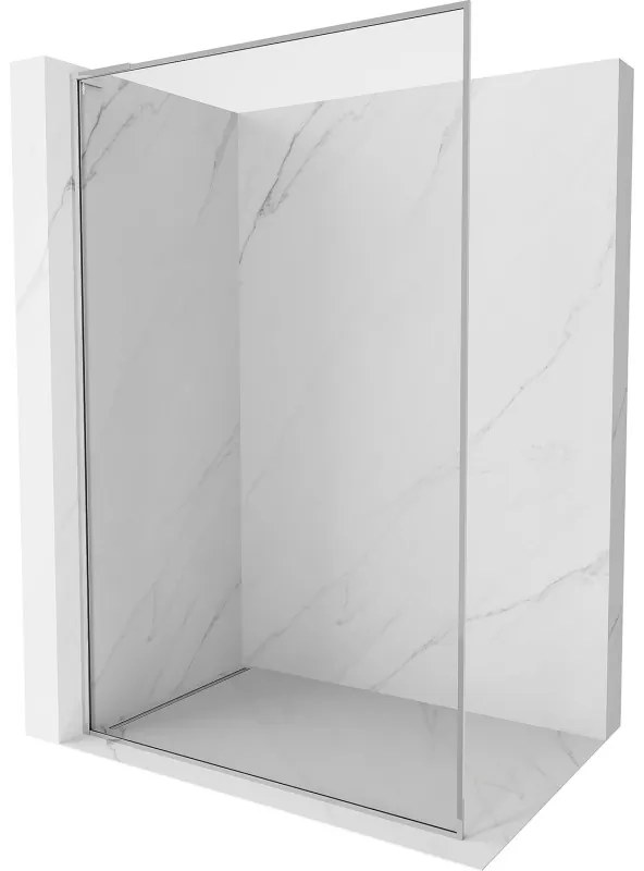 Mexen Kioto-F L, sprchová zástena s rámom 80 x 202 cm, 8 mm číre sklo, chrómový profil, 800-080-174-01-00