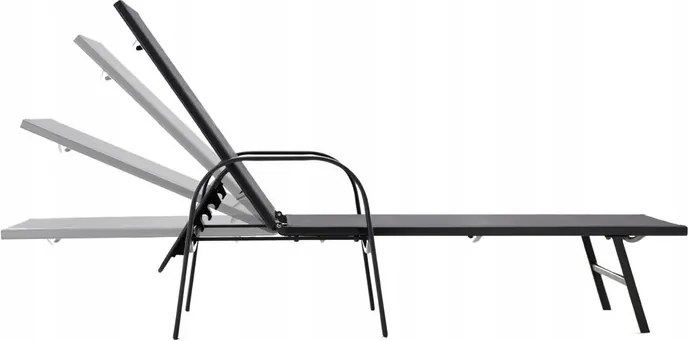 Garden Line ZÁHRADNÁ LEHÁTKO 195x69x94cm TMAVOSIVÁ *6111