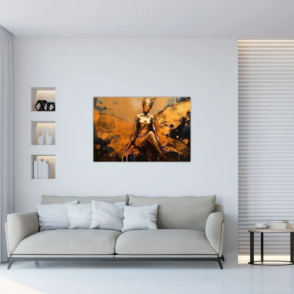 Obraz - Abstrakcia víly (90x60 cm)