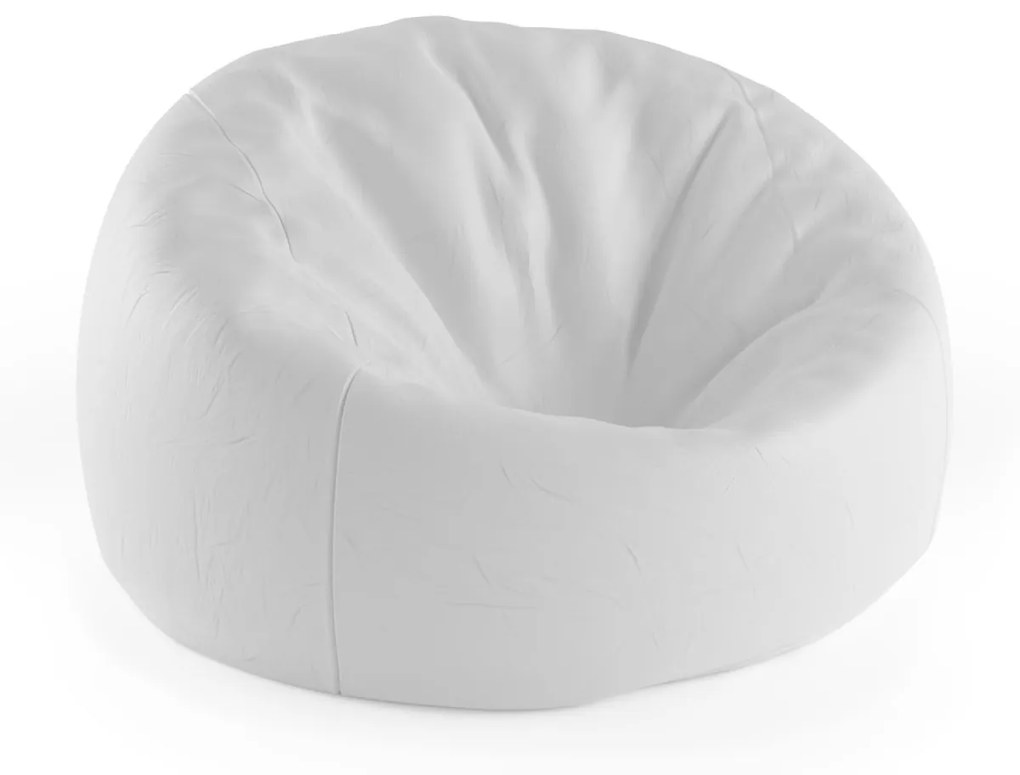 Sablio Sedací vak Cocoon Biela - 75 x 45 x 35 cm