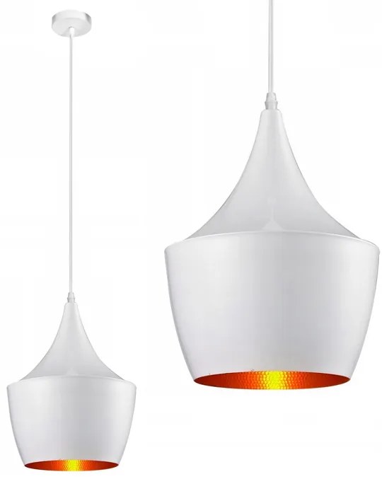 Dekorstudio Retro stropná lampa Costa A biela