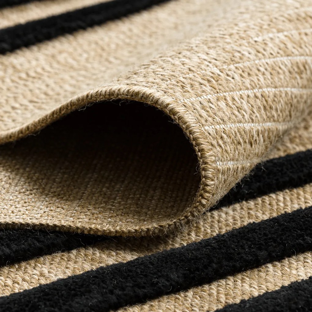 Kusový koberec Spark 0689 beige/black, 180x270, béžová, chodba / predsieň, Dywany Łuszczów