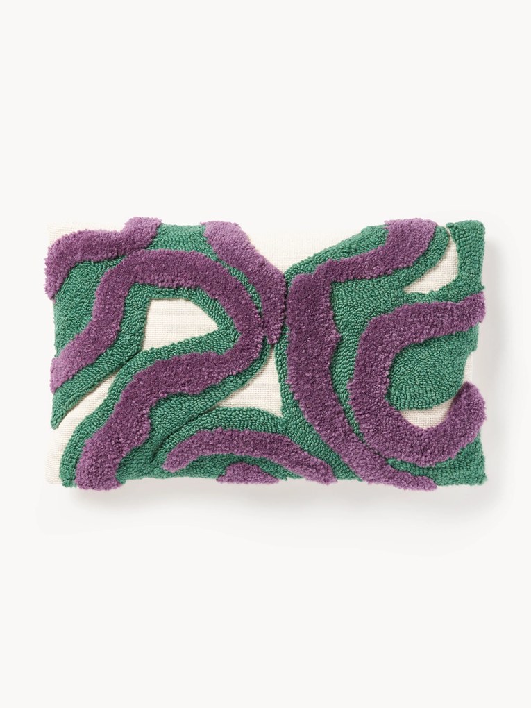 Ručne tuftovaný poťah na vankúš s tuftovaným dizajnom Jiri