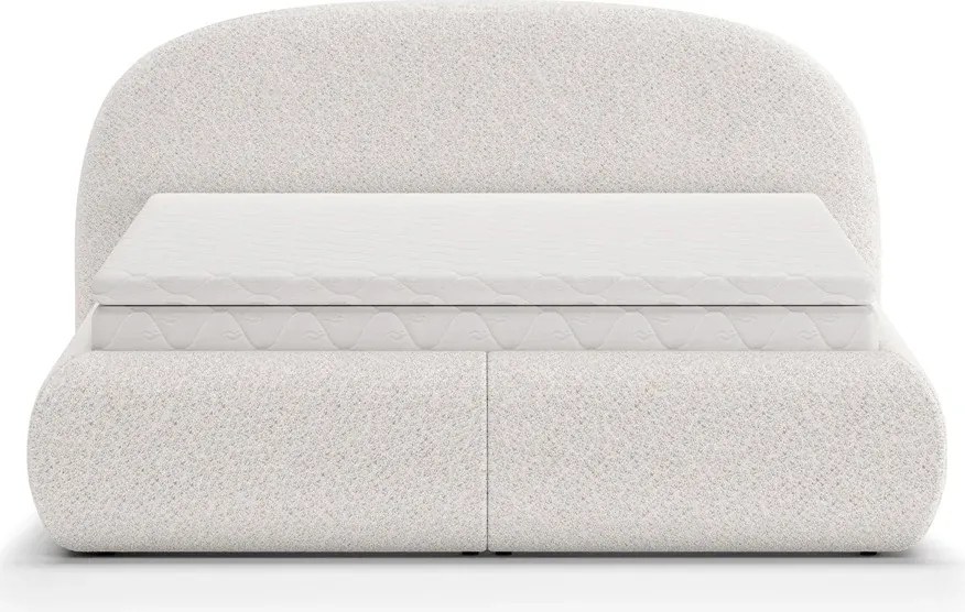 Dizajnová čalúnená posteľ MOET, 200x160, béžová (catch me 02)