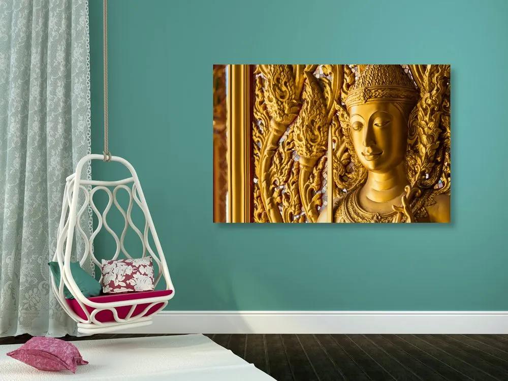 Obraz zlatý Budha