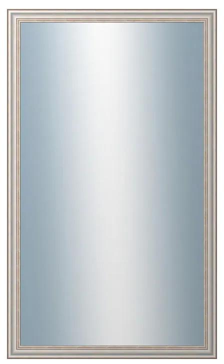 DANTIK - Zrkadlo v rámu, rozmer s rámom 60x100 cm z lišty TOULON biela veľká (2665)