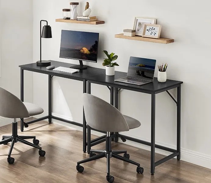 Psací stůl Vasagle Ebeny 100 cm černý