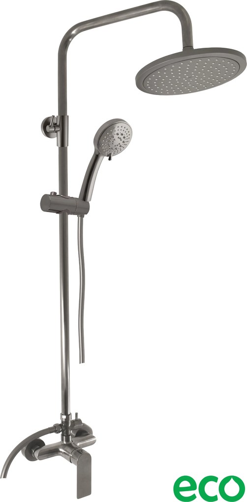 Slezák - RAV Sprchový komplet so zmiešavacou batériou NIL - NL182.5/5-61MGK, Metal Grey kartáčovaná