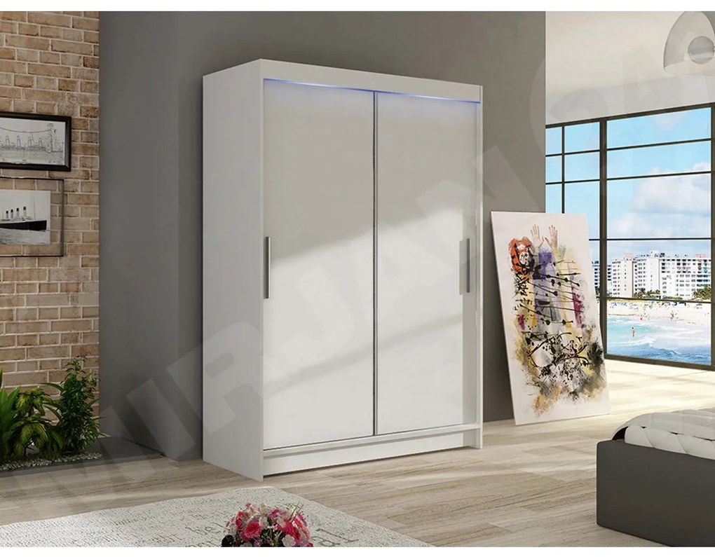 Skriňa Miami I, Farby: sonoma, Osvetlenie: osvetlenie LED RGB - farebné