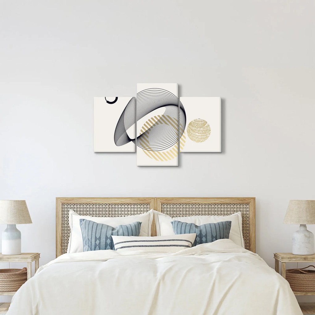 Obraz - Geometrické tvary N⁰3 (90x60 cm)