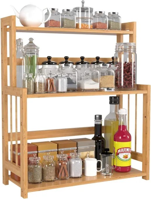 Kuchynská polica CEZAR béžová