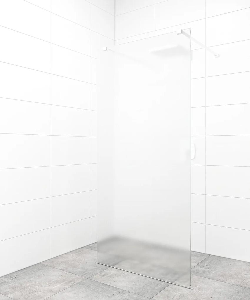 Sprchová zástena Walk-in 100 cm SAT vo farbe profilu biela SATBWI100MSZAVB