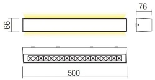 Redo 90261 - LED Vonkajšie nástenné svietidlo AROOS LED/21W/230V 3000K IP65 hnedá