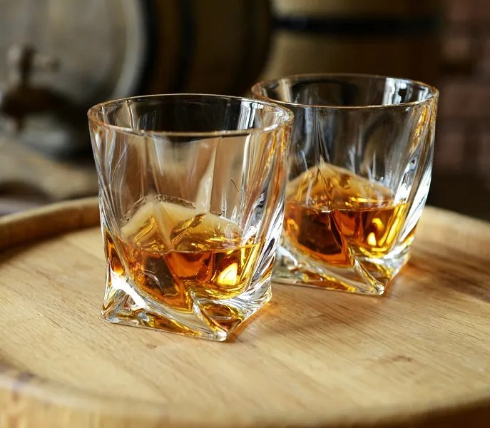 Crystal Bohemia Poháre na whisky QUADRO 340 ml, 6 ks