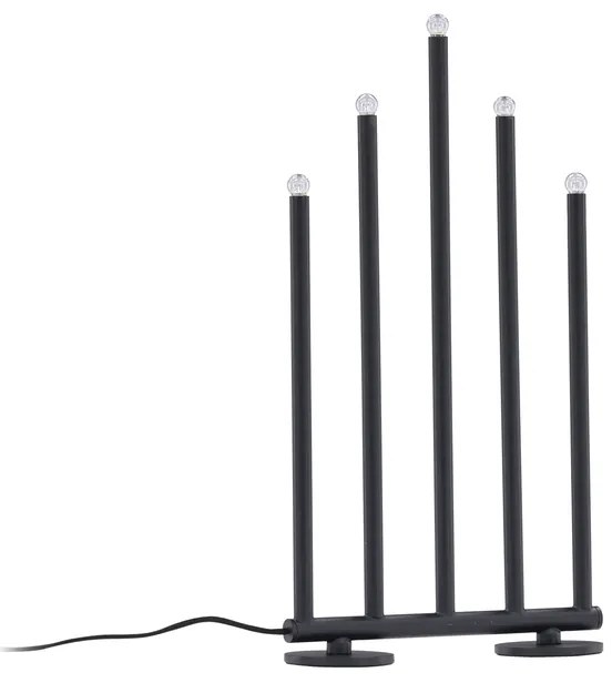 Čierna dizajnová stolová lampa BJORNFJALLET