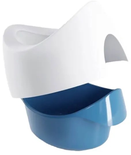 Detský obojstranný ergonomický nočník s výlevkou Teggi biely